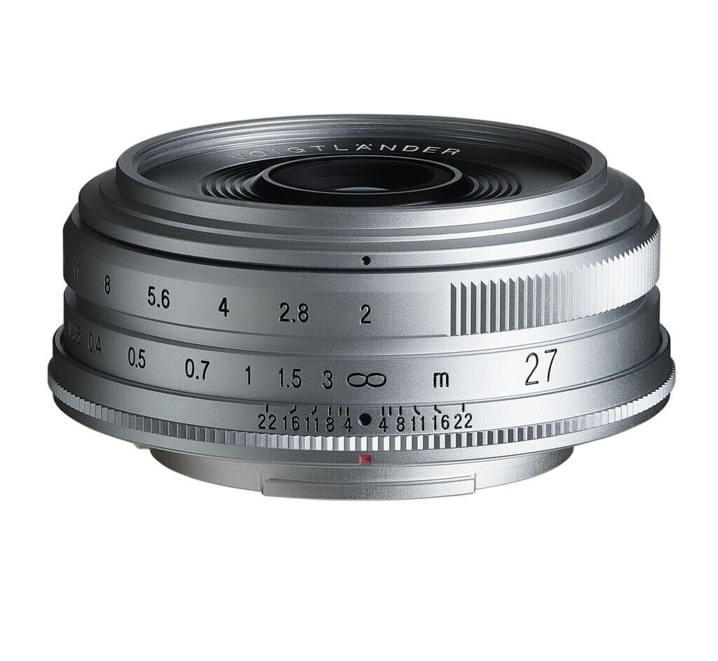Voigtländer Ultron 27mm F2.0 Fujifilm X Mount Lens (Gümüş)