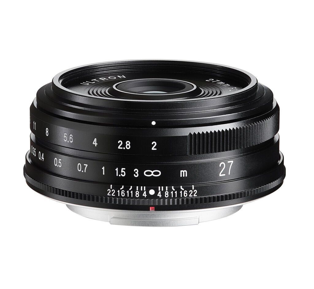 Voigtländer Ultron 27mm F2.0 Fuji X Mount Lens (Siyah)