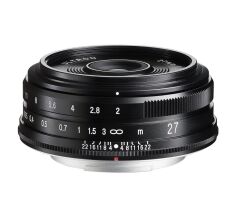 Voigtländer Ultron 27mm F2.0 Fuji X Mount Lens (Siyah)