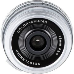 Voigtländer Color-Skopar 18mm F2.8 Fujifilm X Mount (Gümüş)