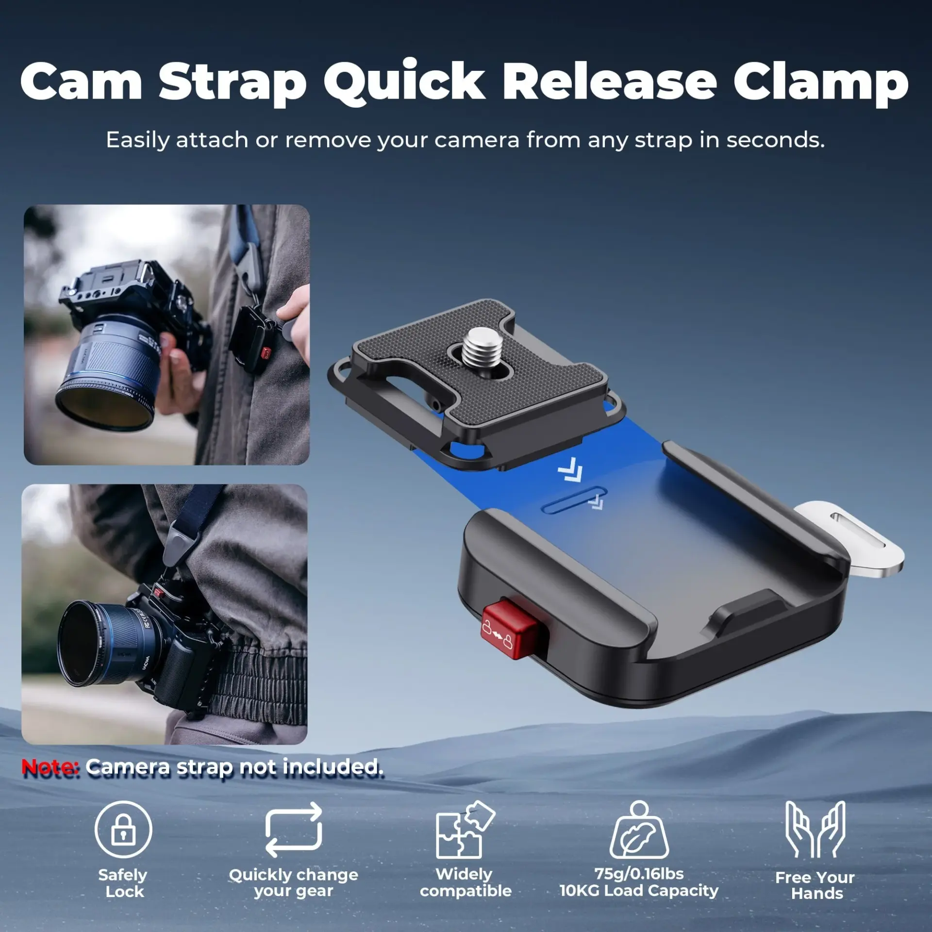 Freewell Freewell Camera Strap Quick Release Clamp Görsel 6