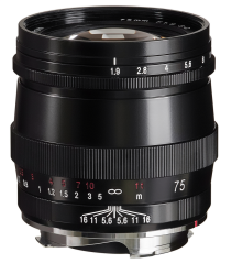 Voigtländer Ultron 75mm F1.9 SC VM Leica M Mount Lens