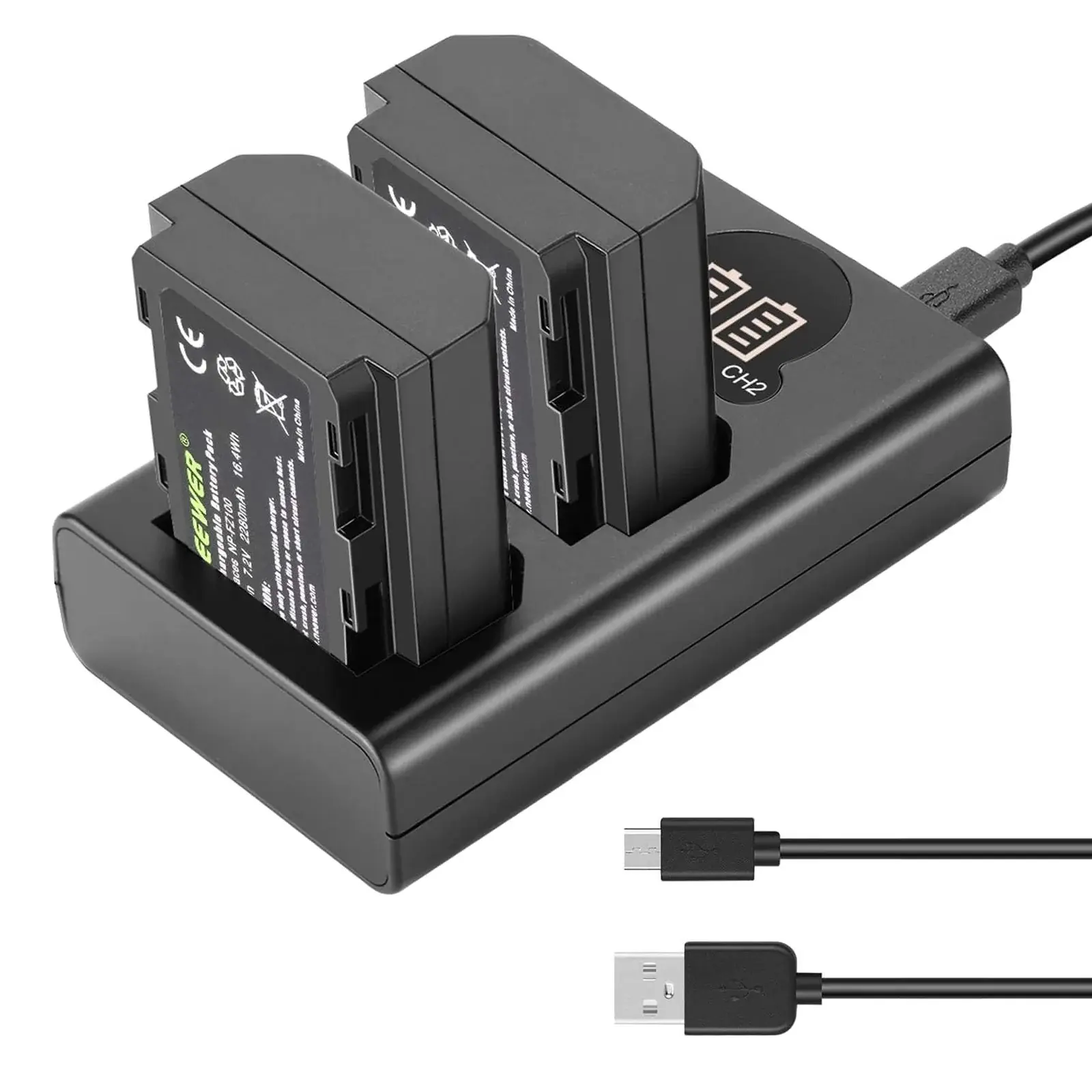 Patona Patona 4163 Platinum Retro Dual Charging Case USB-C Sony NP-FZ100 Görsel 5