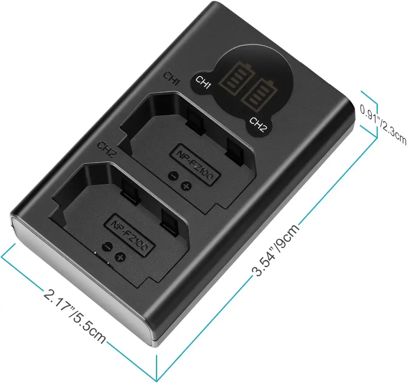 Patona Patona 4163 Platinum Retro Dual Charging Case USB-C Sony NP-FZ100 Görsel 3