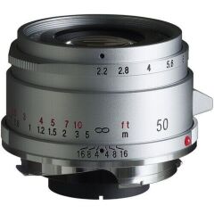 Voigtländer Color-Skopar 50mm F2.2 VM Leica M Mount (Gümüş)