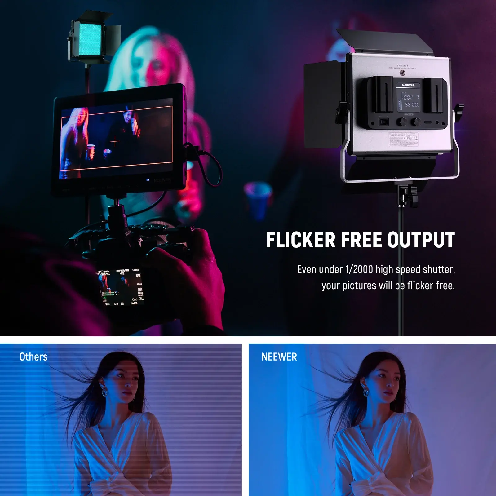 Neewer Neewer RGB660 Pro II RGB LED Video Işık Seti (2'li İkili Set) Görsel 5