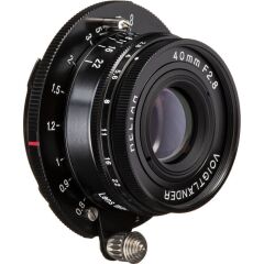 Voigtländer Heliar 40mm F2.8 Aspherical VM Leica M Mount Lens (Siyah)