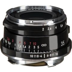 Voigtlander Ultron Vintage 35mm F2.0 Aspherical Type II VM Leica M Mount Lens (Siyah)