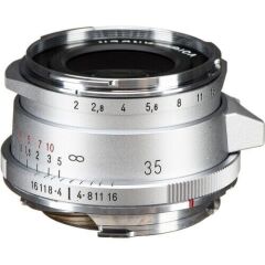Voigtländer Ultron 35mm F2.0 Aspherical VL Type II VM Leica M Mount Lens (Gümüş)