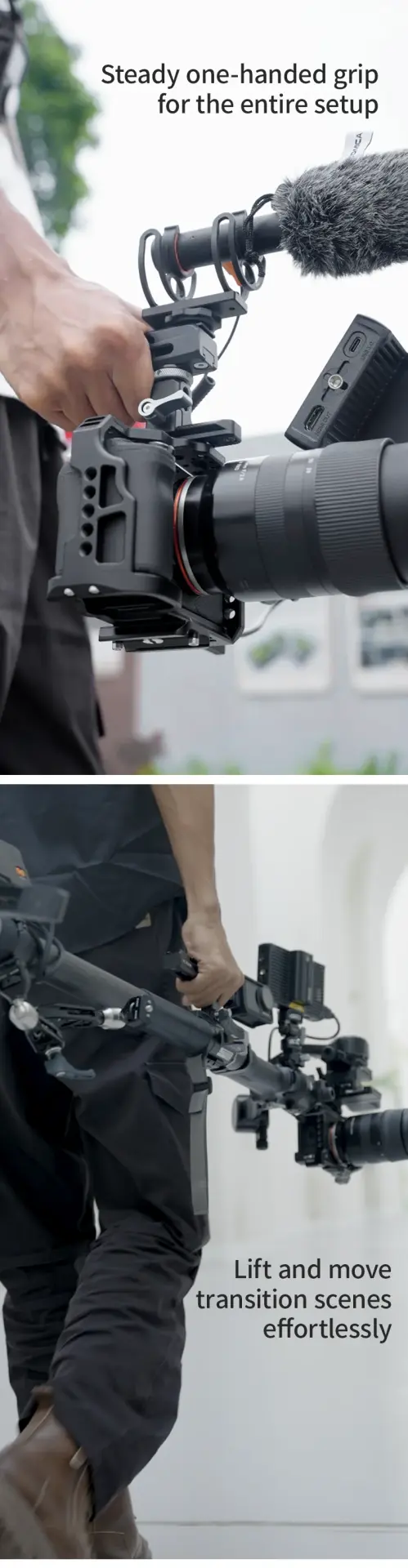 YC Onion YC Onion Monopod Nato Handgrip Monopod El Tutacağı Görsel 7