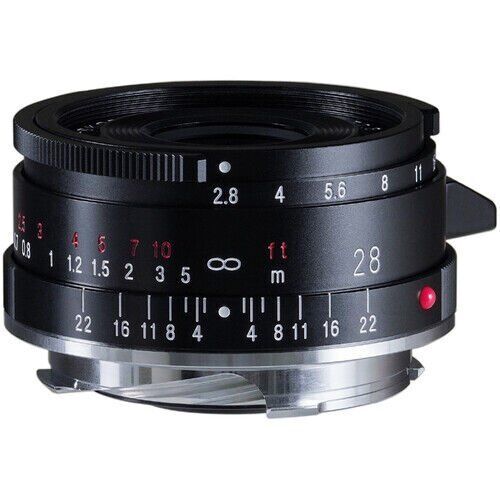 Voigtlander Color-Skopar 28mm F2.8 Type II Aspherical Leica M Mount Lens (Siyah)