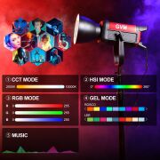 GVM Pro SD300C RGB & Bi-Color LED Video Işığı İkili Kit