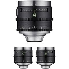 XEEN MEISTER 35, 50, 85mm T1.3 Cine 3'lü Set (Arri PL)