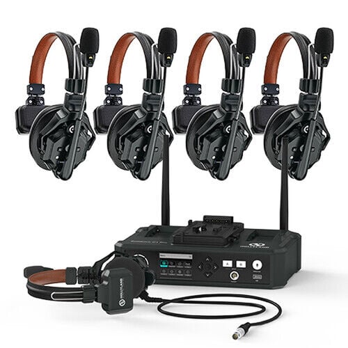 Hollyland Solidcom C1 Pro-Hub4S 5 Kişilik Full-Duplex ENC Kablosuz Intercom Sistemi