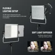 Neewer RGB660 Pro RGB LED Video Işık Seti (2'li İkili Set)