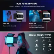 Neewer RGB660 Pro RGB LED Video Işık Seti (2'li İkili Set)
