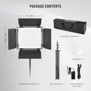 Neewer RGB660 Pro RGB LED Video Işık Seti (2'li İkili Set)