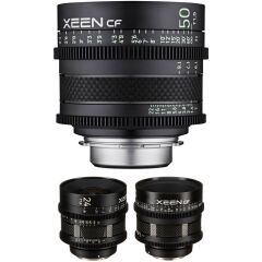 XEEN CF 24, 50, 85mm T1.5 Cine 3'lü Set (Arri PL)