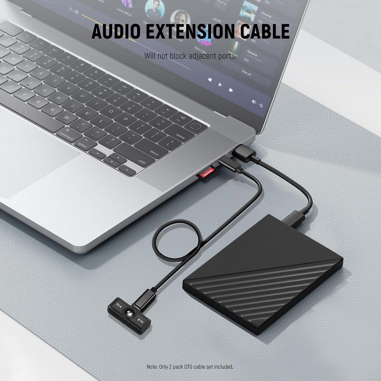 Neewer NEEWER LM7 2'li OTG Adaptör Kablo Seti USB-C / iOS Görsel 6