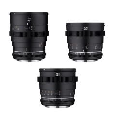 SAMYANG 24/50/85 VDSLR MK II 3'lü Sine Lens Seti (Sony E)