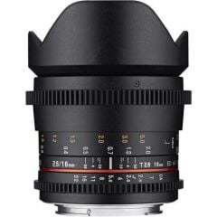 Samyang 16mm T2.6 VDSLR Full Frame Cine Lens (Sony E Mount)