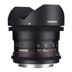 Samyang 12mm T3.1 VDSLR Full Frame Balıkgözü (Fisheye) Cine Lens (Sony E)