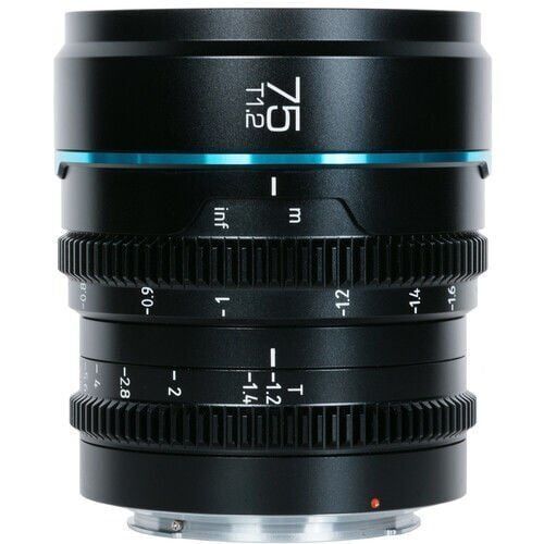 Sirui Nightwalker 75mm T1.2 S35 Cine Lens (X Mount, Siyah)