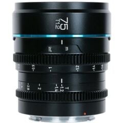 Sirui Nightwalker 75mm T1.2 S35 Cine Lens (X Mount, Siyah)