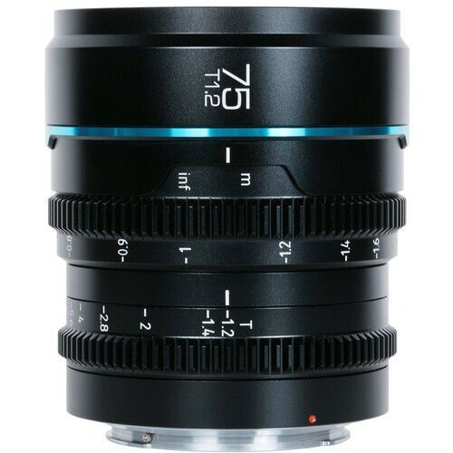 Sirui Nightwalker 75mm T1.2 S35 Cine Lens (E Mount, Siyah)