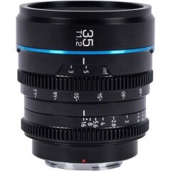 Sirui Nightwalker 35mm T1.2 S35 Cine Lens (X Mount, Siyah)