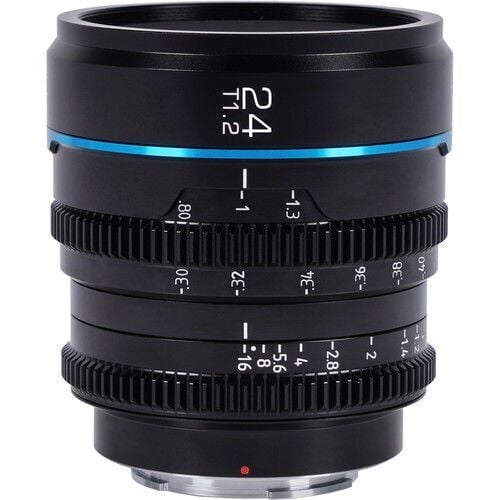 Sirui Nightwalker 24mm T1.2 S35 Cine Lens (E Mount, Siyah)
