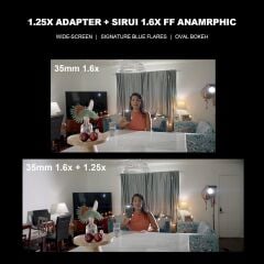 Sirui 1.25x Anamorfik Adaptör (Venus 1.6x Lensler İçin)