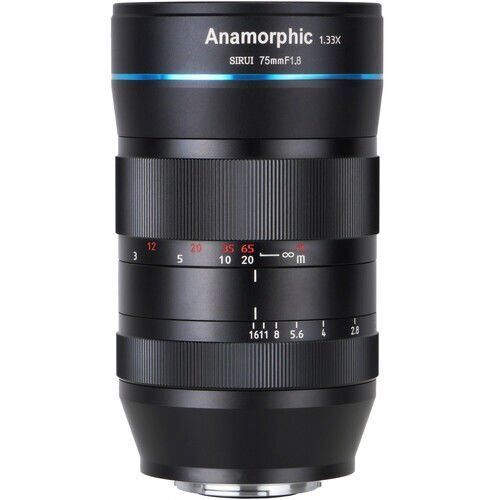 Sirui Sirui 75mm F1.8 1.33x APS-C Anamorfik Lens (E Mount) Objektif - Ürün Detay Görseli