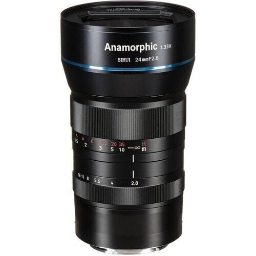 Sirui 24mm F2.8 1.33x APS-C Anamorfik Lens (MFT Mount) – Profesyonel Video Lens | 2 Yıl Türkiye Distribütör Garantili