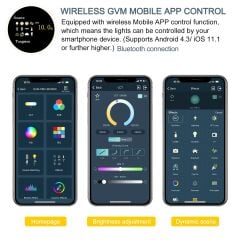 GVM Pro SD300C RGB & Bi-Color LED Video Işığı