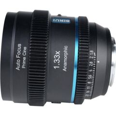 Sirui 20mm T1.8 1.33X S35 Auto-Focus Anamorfik Lens (E Mount, Mavi Flare)