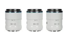 Sirui Sniper 23mm, 33mm & 56mm F1.2 Lens Kiti (X Mount, Beyaz)