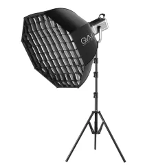 GVM PR150DBi-Color LED Video Işığı Ayaklı Softbox Set