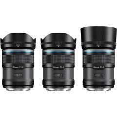 Sirui Sniper F1.2 APS-C Autofocus Nikon Z Mount 3'lü Lens Kiti (Siyah)