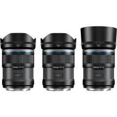 Sirui Sniper F1.2 APS-C Autofocus Fujifilm X Mount 3'lü Lens Kiti (Siyah)