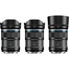 Sirui Sniper 23mm, 33mm & 56mm F1.2 Lens Kiti (E Mount, Siyah)
