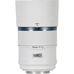 Sirui Sniper 75mm F1.2 APS-C/S35 Auto-Focus Lens (X Mount, Beyaz)
