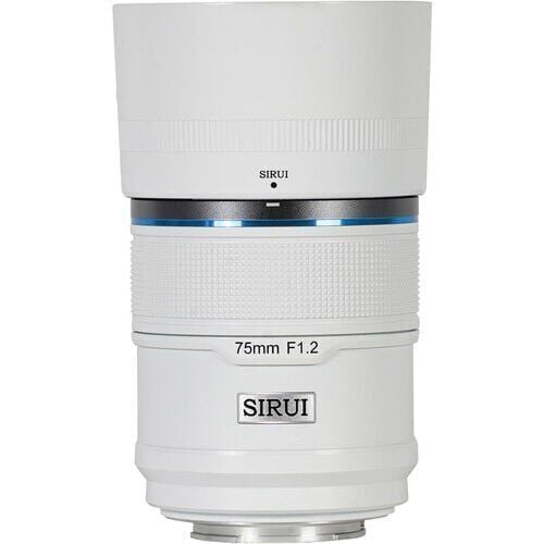 Sirui Sniper 75mm F1.2 APS-C/S35 Auto-Focus Lens (E Mount, Beyaz)