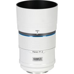 Sirui Sniper 75mm F1.2 APS-C/S35 Auto-Focus Lens (E Mount, Beyaz)