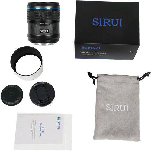 Sirui Sirui Sniper 75mm F1.2 APS-C/S35 E Mount Objektif Görsel 3