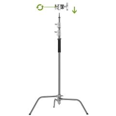 GVM C330 320cm C-Stand & Grip Arm (130cm) Kit (Çelik)