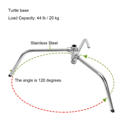 GVM C330 320cm C-Stand & Grip Arm (130cm) Kit (Çelik)