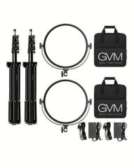 GVM Y60D 60W İkili Profesyonel Bi-Color LED Video Işık Seti