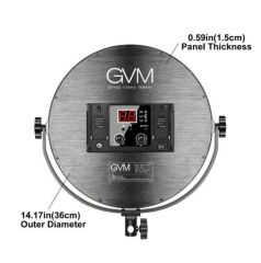 GVM Y60D 60W İkili Profesyonel Bi-Color LED Video Işık Seti