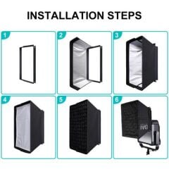 GVM YU200R Uyumlu Softbox